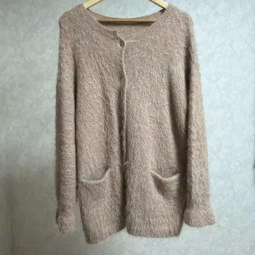 초레어 샘플 어반 리서치 베이지 버튼 가디건 F