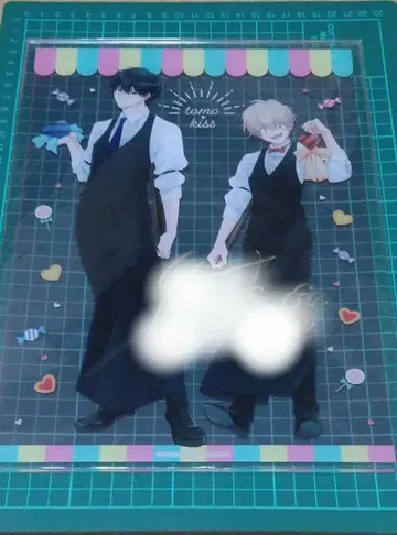 산고 미츠루 친구는 키스 안 해 사인 포함 아크릴 플레이트