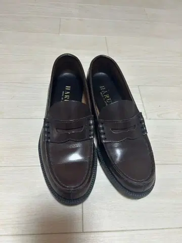 HARUTA 브라운 로퍼 24.5