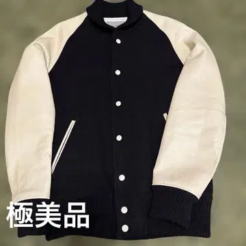 컨디션 최상 MARKA 천연 가죽 스타디움 자켓 L