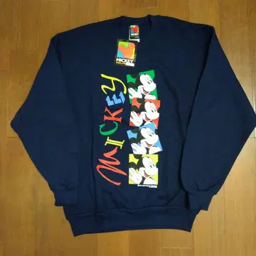 90년대 빈티지 UNLIMTED 미키 맨투맨 USA제 택 포함 새상품