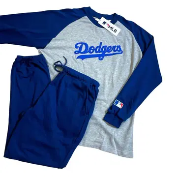 MLB 다저스 래글런 상하의 세트 룸웨어 파자마 XL 오타니 쇼헤이