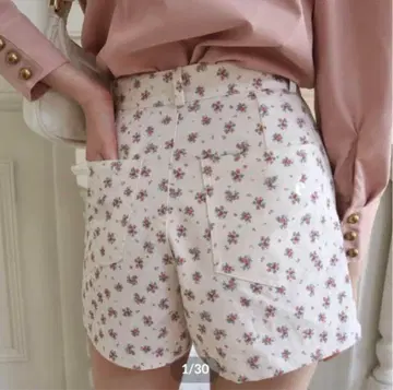 epine epine 꽃무늬 숏팬츠
