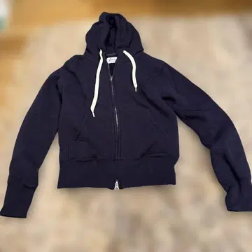 Factelier 네이비 풀 집업 후드티