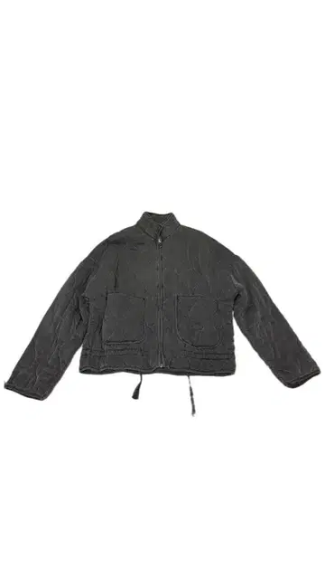 ZARA 다크 그레이 퀼팅 자켓