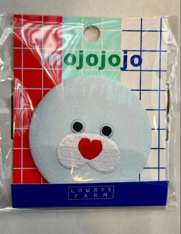 LOWRYSFARM mojojojo 자수 거울 BLU 곰