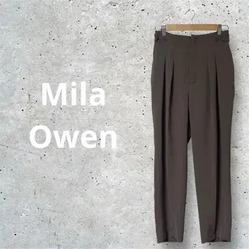 Mila Owen 미라 오웬 2턱 하이웨스트 팬츠 (MOC/0)