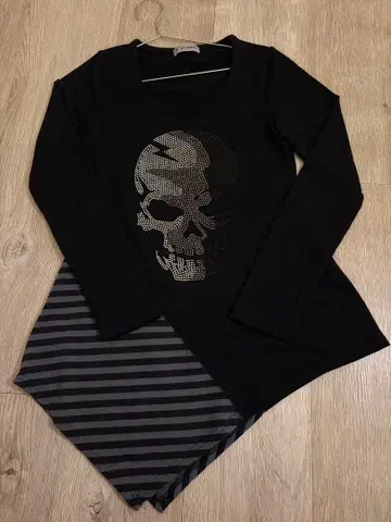 스컬 보더 y2k 그런지 헤이세이 갸루 펑크 락 시크 스타일