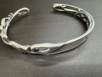 실버 925 소재 당초 뱅글 아라베스크