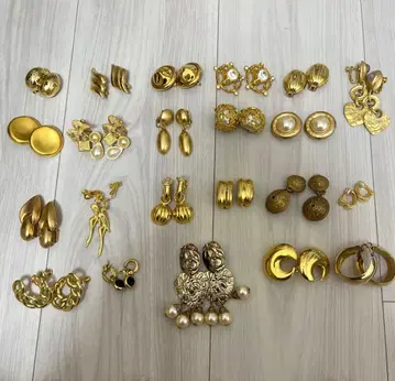 골드 계열 빈티지 귀찌 묶음 판매