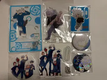 주술회전 고죠 사토루 아크릴 스탠드 캔뱃지