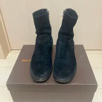부테로 스웨이드 사이드 지퍼 부츠 BUTTERO
