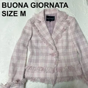 [ 새상품급 ] 보나조르나타 트위드 자켓 포멀 핑크 (1093)