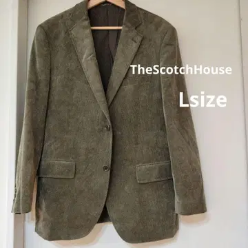 새상품급 올리브 그린 코듀로이 테일러드 자켓 L