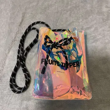 FRUITS ZIPPER 클리어 사코슈 후르츠 지퍼 백