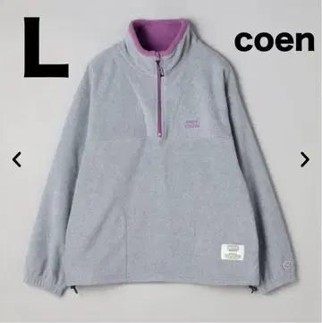 새상품급 coen 하프 지퍼 플리스 자켓 L