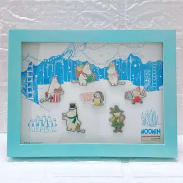무민 TOVE 100주년 기념 프레임 핀 배지 세트