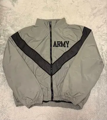 US ARMY 나일론 자켓 그레이 로고