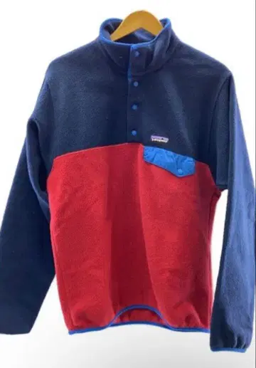 Patagonia 신틸라 스냅 플리스 자켓 S 네이비/레드