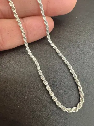 실버 925 소재 로프 체인