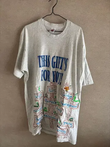 FRUIT OF THE LOOM 리메이크 T셔츠 XXL