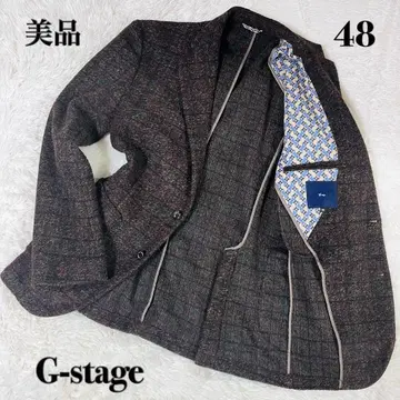 새상품급 G-stage 지스테이지 트위드 테일러드 자켓 사이즈 48