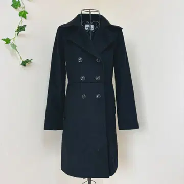 22octobre 캐시미어 100% 더블 브레스트 롱 코트 도쿄 스타일