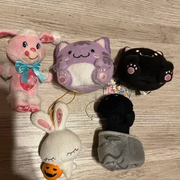 [ 1111 ] 캐릭터 봉제 인형 5점
