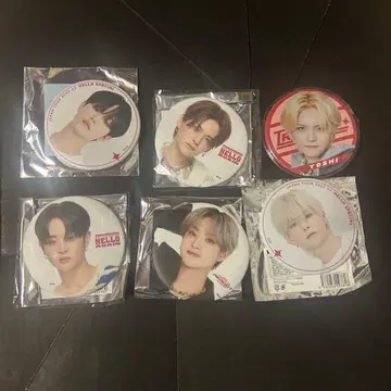 TREASURE 지훈 요시 캔뱃지 6개 세트