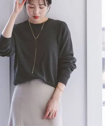 Noble 하이 게이지 페이퍼 얀 풀오버