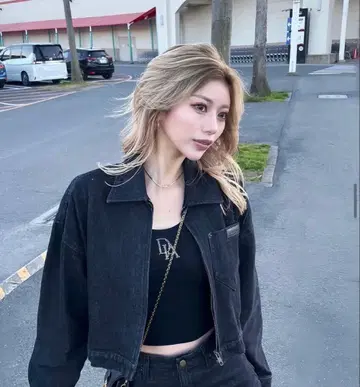 DIANTE 집업 데님 자켓