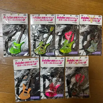 미개봉 hide 기타 컬렉션 2 스트랩 전 7종