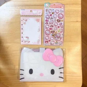 키티 바인더 리필 우루츄루 씰 묶음 판매 레어