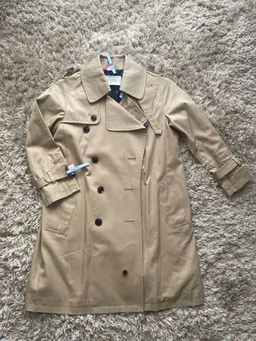 beautiful people 베이지 트렌치코트