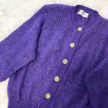 빈티지 쇼와 레트로 모헤어 울 가디건 FREE