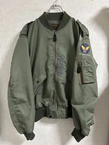 휴스턴 L-2B 플라이트 자켓 일본제 밀리터리 50년대 복각 그린