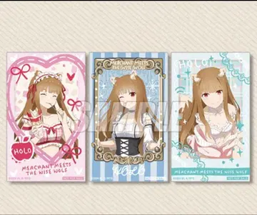 늑대와 향신료 제비뽑기당 호로쿠지 vol.2 덤 미니 브로마이드 전 3종