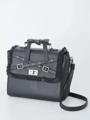 Jamie 에이엔케이 블랙 하네스 인조 가죽 BAG