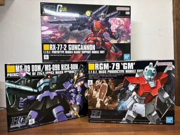 HGUC 건캐논 돔/릭 돔 짐 3종 세트