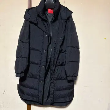 TRUNO by noise maker 블랙 롱 다운 자켓