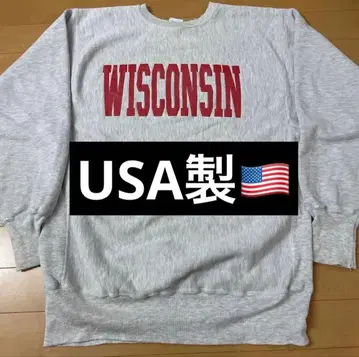 Champion 리버스 위브 USA제 Wisconsin 90s