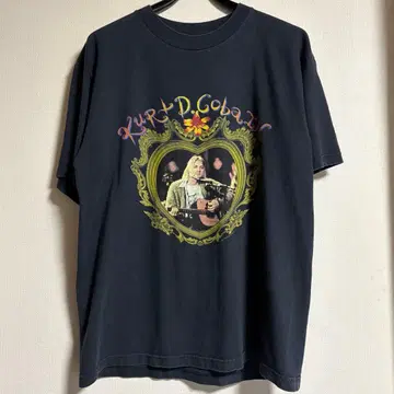 90s NIRVANA Kurt Cobain 추모 L 사이즈 블랙 MTV