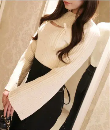 POMME d'amour rhinestone knit