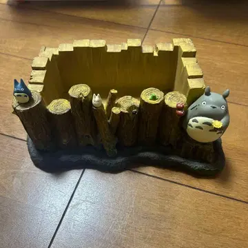 [ 이웃집 토토로 ] 토토로 통나무 위에 올라탄 플랜터 미사용 레어