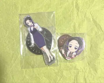 귀멸의 칼날 코쵸우 시노부 모크테일 아크릴 스탠드 발렌타인 캔뱃지