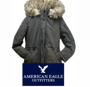 AMERICAN EAGLE OUTFITTERS 후드 부착 모즈 코트