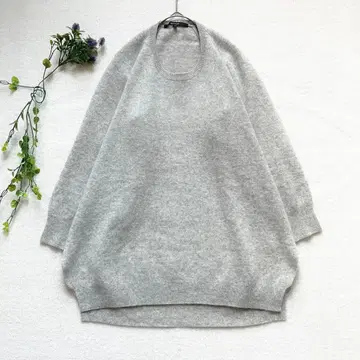 [ 새상품급 ] 맥피 울 캐시미어 니트 풀오버 경량 오버 사이즈