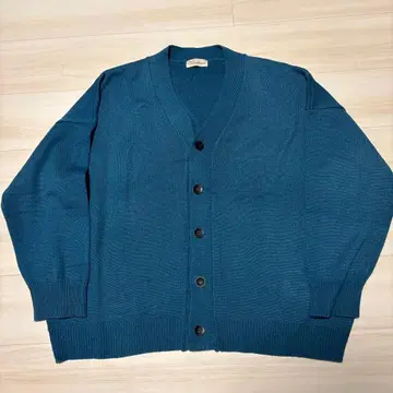 가디건 구제 의류 터콰이즈 90s 아크릴 니트