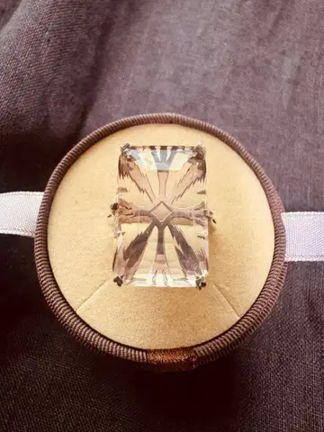 agete 아가트 수정 쿼츠 반지 13호