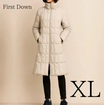 FIRST DOWN 퍼스트다운 다운 코트 화이트 화이트 아웃도어